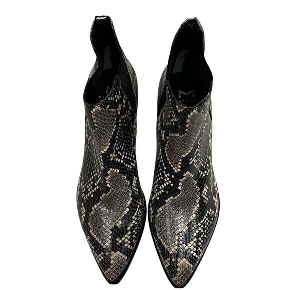 Marc Fisher LTD Yale 4 Chelsea Leather Pointy Toe Ankle Boots - Picture 5 of 12